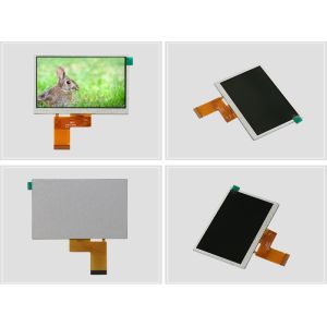 High Brightness 5 Inch LCD Monitor 500cd/m2 TFT LCD Capacitive Touchscreen