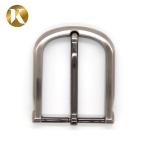Sliver Double Pin Belt Buckle Fashion Style