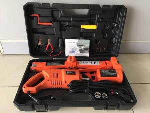 China Electric Scissor Lift Jack Automatic Tire Change Impact Wrench 12V Dc 3 Ton factory