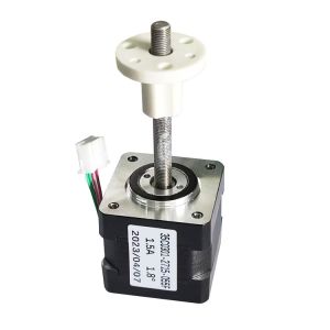 China 35C0301 NEMA14 linear hybrid stepper motor with 0.6096 mm pitch high precision lead screw on sale