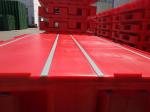 Euro type flat top hygienic food grade anti-slip plastic pallet