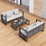 Outdoor Garden Patio Furniture with Cushion Covers Hotel Restaurant Banquet Home