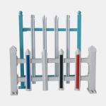 ISO9001 Powder Coated Galvanized Metal Palisade Fencing 50x50mm