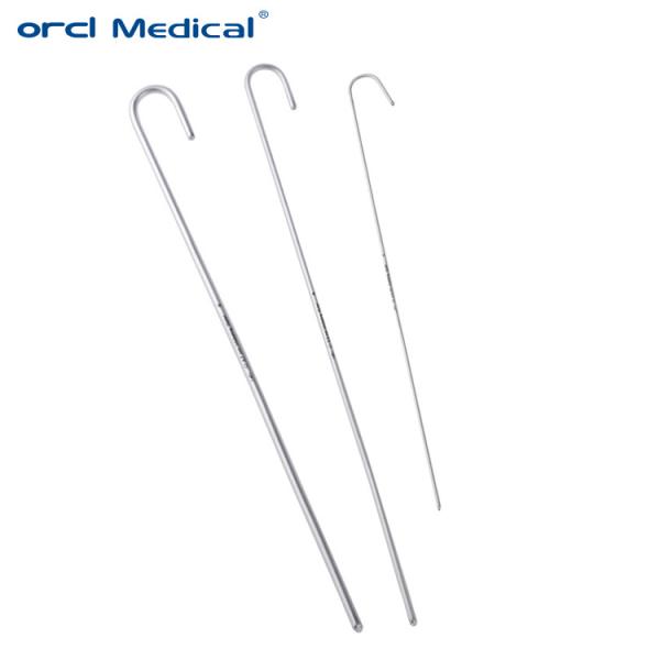 Silver Color Endotracheal Tube Introducer Stylet , Endotracheal Intubation