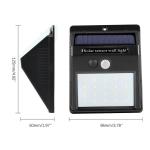 800mAh 200LMs Solar Powered 20 Led Motion Sensor Light Wireless Exterior