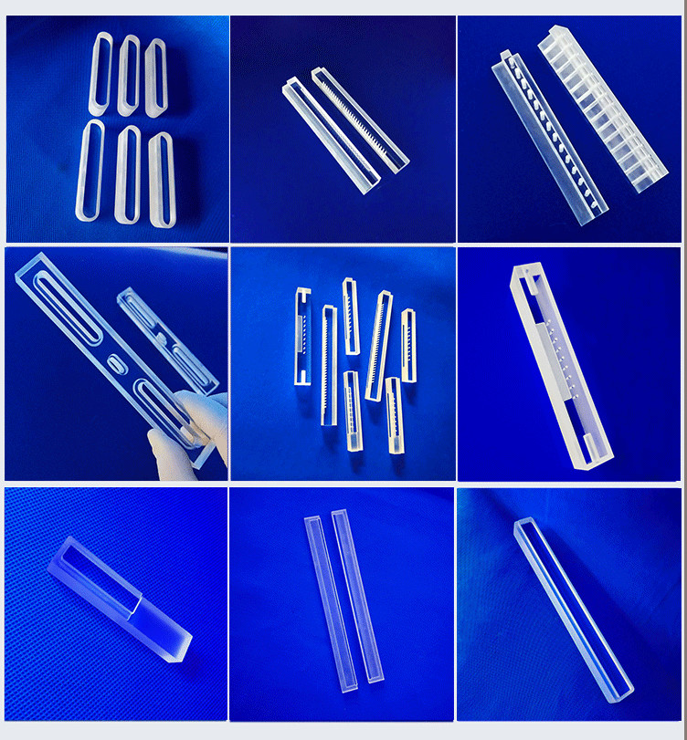 LCD Camber Quartz Glass Rod High Temperature Resistant Strong Transmission