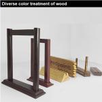 Rewriteable Blackboard Laser Logo Nature Wood Table Top Menu Holders