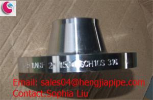China 316 weld neck RF flange factory