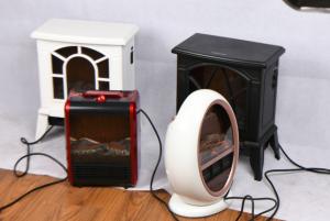 China Mini Flame Effect Electric Fireplace , Freestanding Electric Flame Heaters Various Color factory