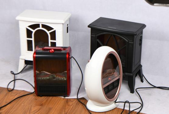 Mini Flame Effect Electric Fireplace , Freestanding Electric Flame Heaters