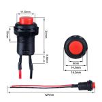 Wintai-Tech Push Button Horn Switch 12v Push Button Starter Switch 12mm