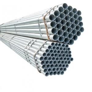China Q235 Q345 A53 2 Inch Sch40 10FT Galvanized Round Steel Pipe Hot Rolled For Greenhouse Heating Pipe factory