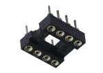 UL 94V 0 28 Pin Dip IC Socket Round Hole 7.62mm Connector Moisture Proof