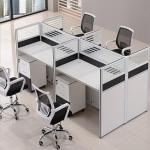 Standard Size Office Furniture Partitions , Modern Workstations Benches