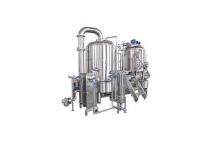China 500 Liters Capacity 2 Vessel Brewing 2.00MM Thickness SS For Industrial Beer Brewery factory