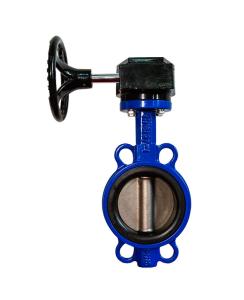China DN50-DN300 Gear Operated Butterfly Valve Wafer End for Water factory