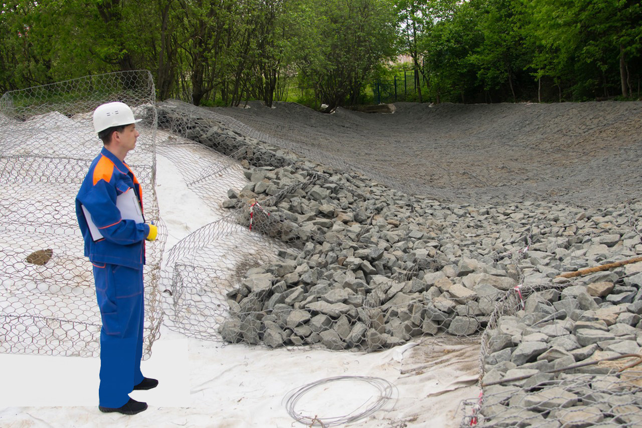 Retaining Wall PVC Woven Stone Basket 2x1x1 Gabion Box With 4-6mm Wire Diameter KN 2025 Durable Galvanized