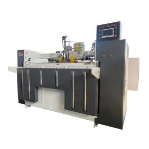 China Electric Driven Double Servo Push Plate Box Manual Cardboard Box Stapler for Packaging factory