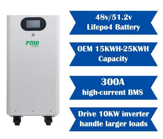 48V 51.2v 20kwh 15kwh 25kwh Solar Energy Lithium Battery 100Ah 300ah 500ah 400ah