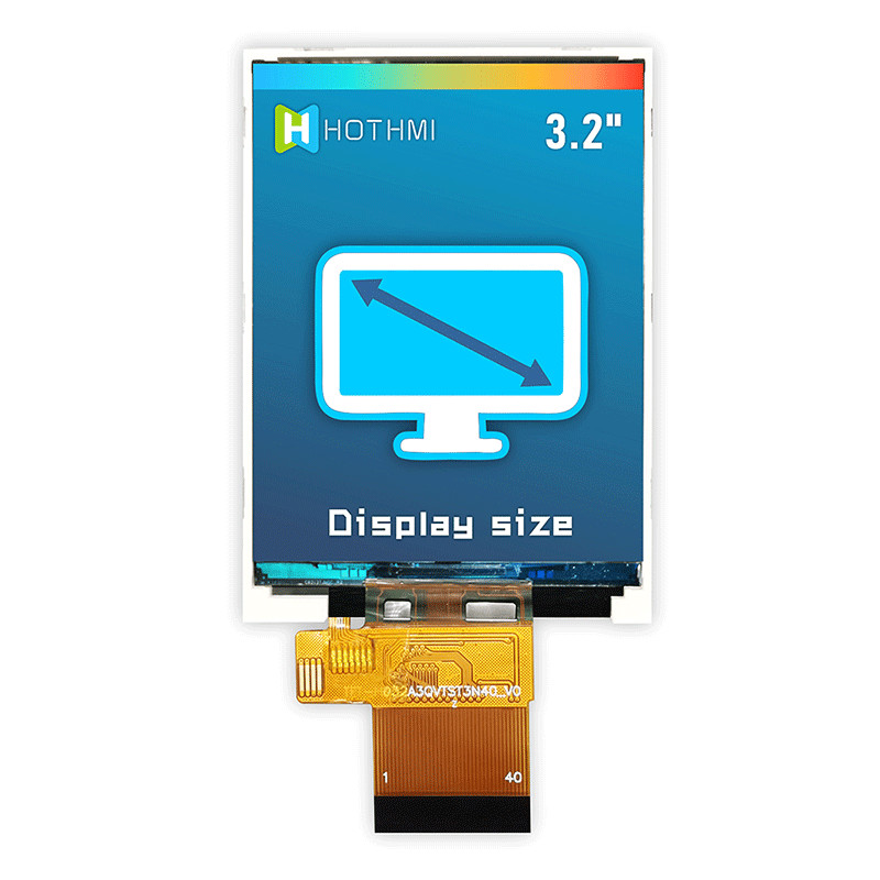 240X320 Color LCD Display/IPS Full Viewing Angle Display/With ST7789V Controller/MCU Interface/FPC Plug