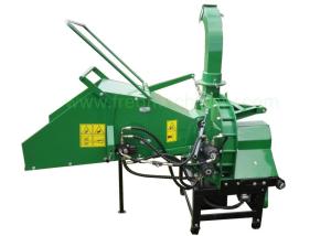 China 2 Cutting Blades Pto Wood Chipper Shredder , 3 Point Wood Chipper Shredder factory