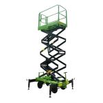 Industrial Mobile Scissor Lift Moveable Hydraulic Lift For Aerial Work 11 Meters