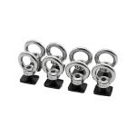 Universal Black Stainless Steel Eye Bolt Eye Nut For 4x4 Luggage Roof Rack