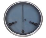 Smoke Color Anodized Aluminum Round Hatch D18.7" For Yacht