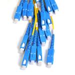 1X16 ABS Box PLC Splitter , SC UPC FTTB FTTH Fiber Optic Cable Splitter