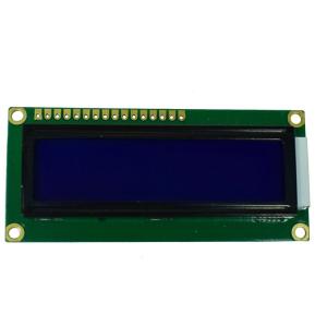 China Monochrome Character LCD Display Module 80*36mm Yellow Green Film Positive Screen factory