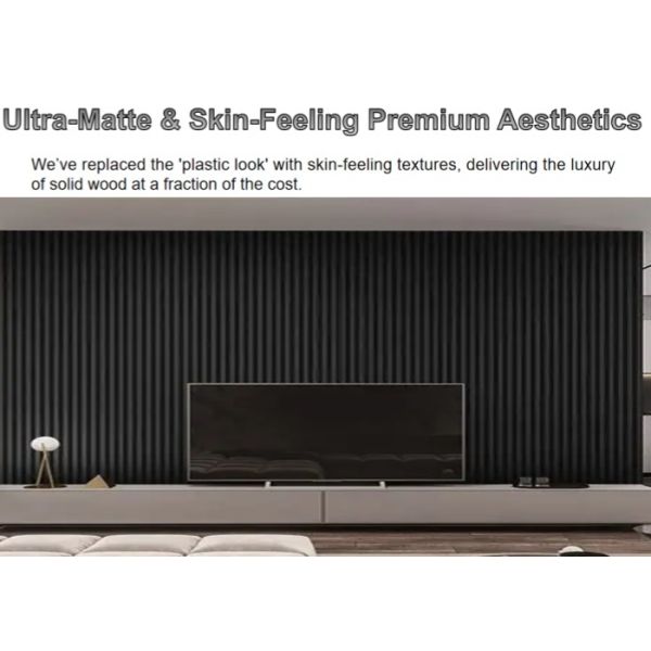 160*20mm Interior WPC Wall Panel Cladding Anti Scratch Anti Warp