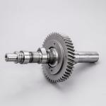 Forged Steel Camshaft with Assembles Carburized Gear For Gasoline Engine