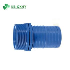 China 2-6 Inch Blue Layflat Hose Fittings Plastic End Plug PP End Cap PVC Coupling for Hose factory