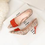 899-9 European And American Style Pointed Stiletto High-Heeled Women'S Single