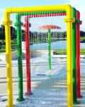 Galvanized Steel Water Splash Pad Splash Zone N Shape Waterfall Water Spray