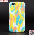 New Arrival 3D Printing Camouflage Skin Aluminum Bumper Case For Iphone 5 5S