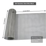 Plain Weave Woven Stainless Steel Screen Mesh Filtration Cloth
