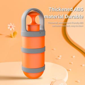 China Orange Octopus Poop Scooper With Bag Customized Pooper Scooper Storage factory