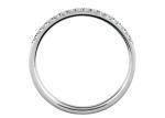 Dainty 1.3mm 9k Silver Ring 925 Silver Material With 0.16Carat Moissanite