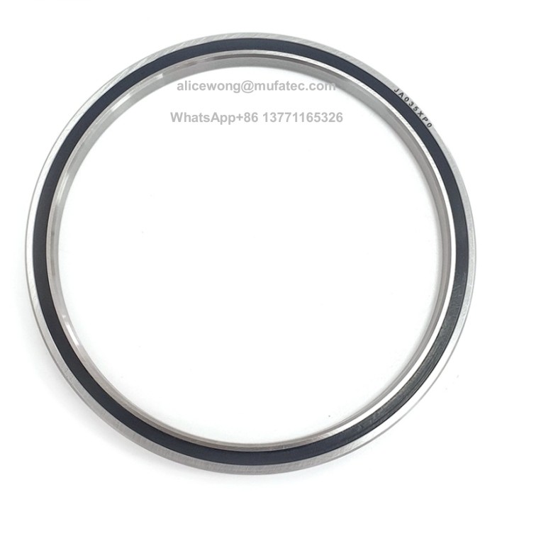 JA035XP0 Thin Section Bearings 88.9x101.6x6.35mm High Precision Ball Bearings With Rubber Seals