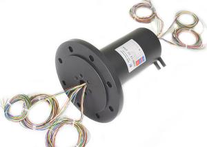 China Work Speed 300rpm Industrial Slip Ring 30x2A Fixed With Screws Precious Metal factory