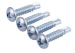 Zinc Plated Steel Pan Head Phillips Drive Self Drilling Screws DIN7504N