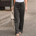 Fashion All Match Blue Casual Pants Summer Wide Leg Trousers