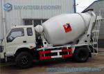 Sino Mini Concrete Mixer Truck 3 Cbm HOWO , 80 km / h Max Speed