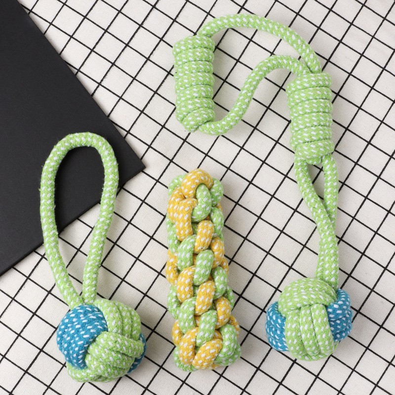 Eco Friendly Hemp Rope Dog Toy Dog Safe With Rope