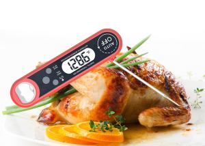 China Folding Probe Electronic Meat Thermometer Read Meat Core Temperature In 3 Seconds factory