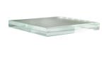 Smooth Edge Tempered Ultra Clear Low Iron Glass Customized
