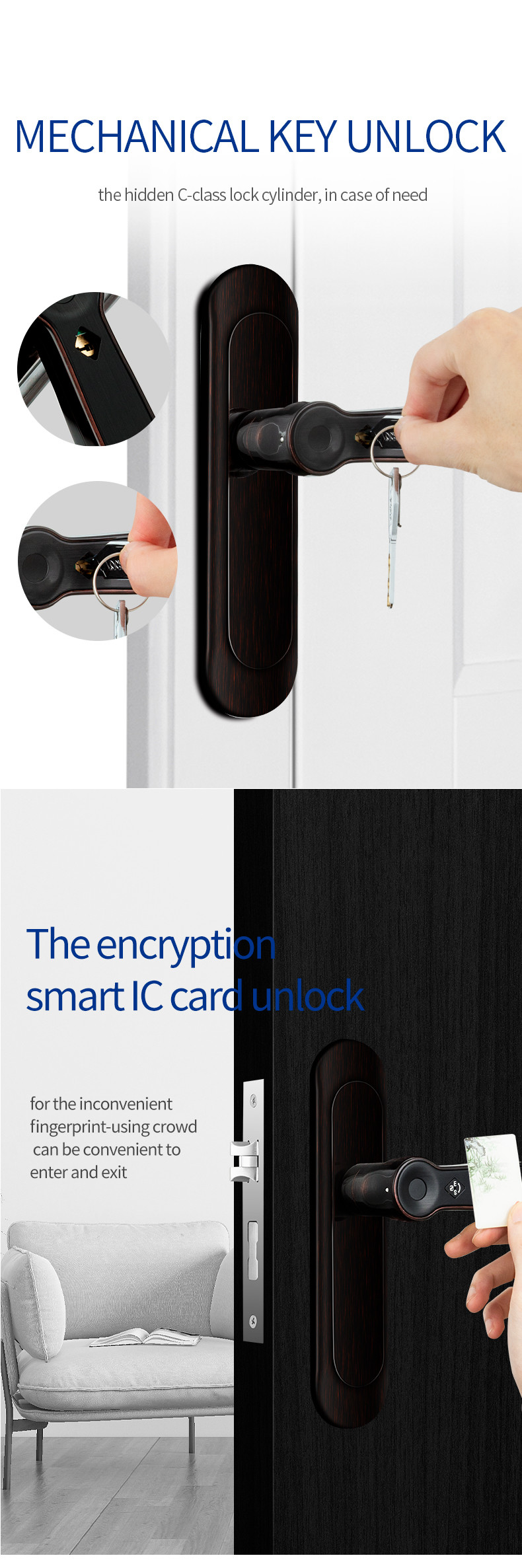 Zinc Alloy House Smart Locks