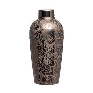 China SS304 Stainless Steel Barware Martini Cocktail Shaker 17 Oz With Built In Strainer factory