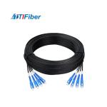 LC SC Connector Fiber Optic Patch Cord 100m Outdoor FTTH Drop Cable Fiber Optic